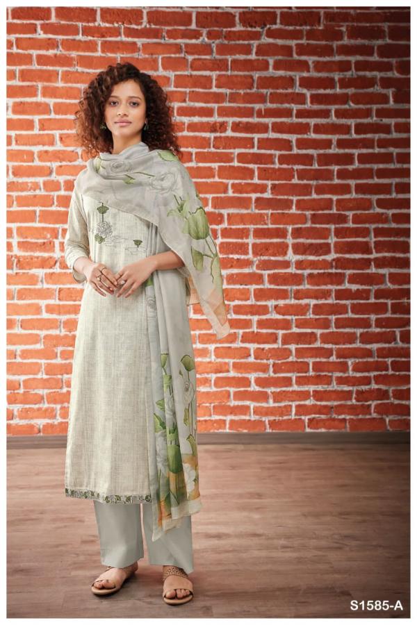 Ganga Pavani S1585 New Stylish Cotton Salwar Kameez Collection